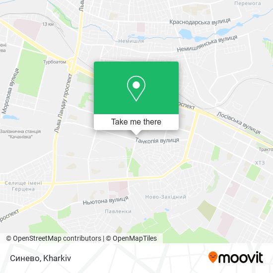Синево map