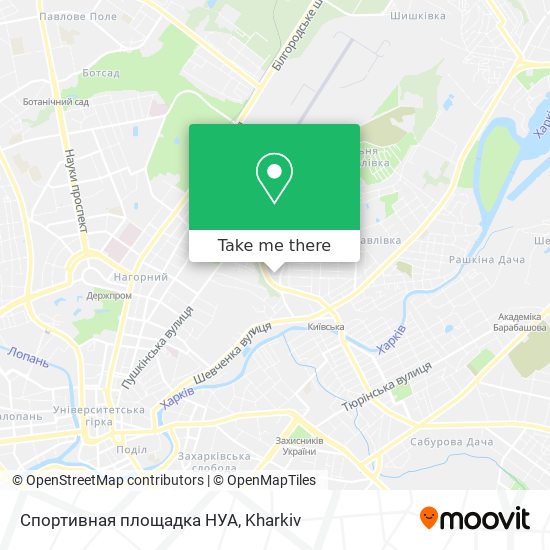 Спортивная площадка НУА map