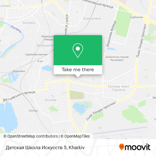 Детская Школа Искусств 5 map