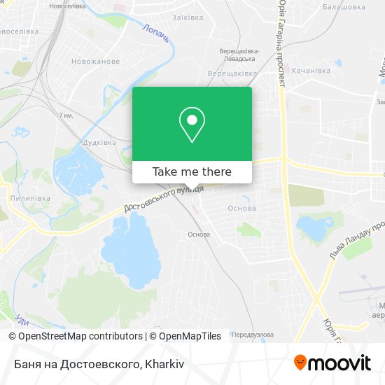 Баня на Достоевского map