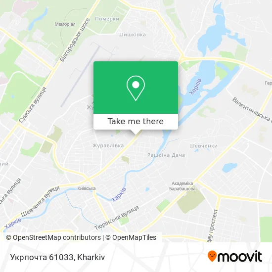 Карта Укрпочта 61033