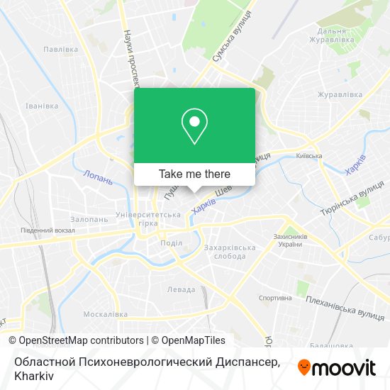 Карта Областной Психоневрологический Диспансер