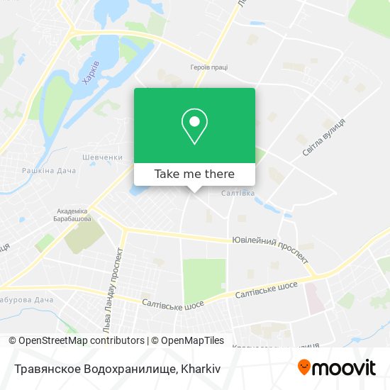 Травянское Водохранилище map