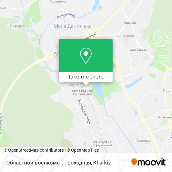 Областной военкомат, проходная map