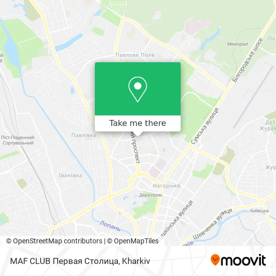 Карта MAF CLUB Первая Столица