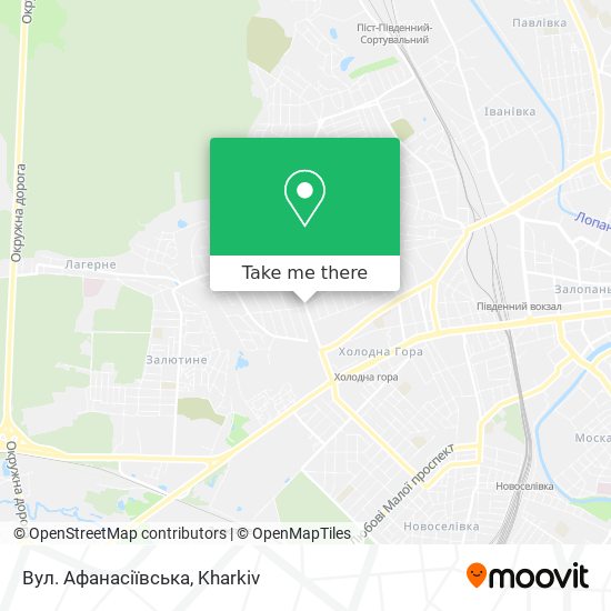 Вул. Афанасіївська map