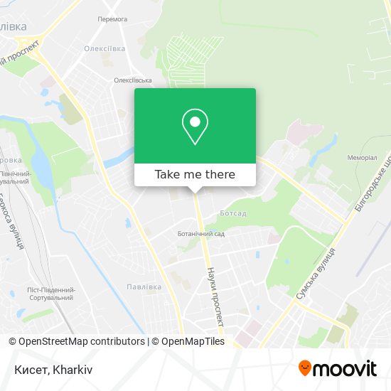 Карта Кисет