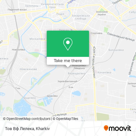 Карта Тов Вф Лелека
