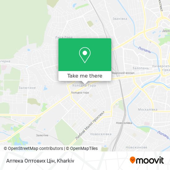 Аптека Оптових Цін map