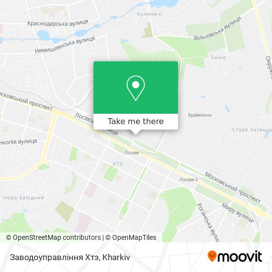 Заводоуправління Хтз map