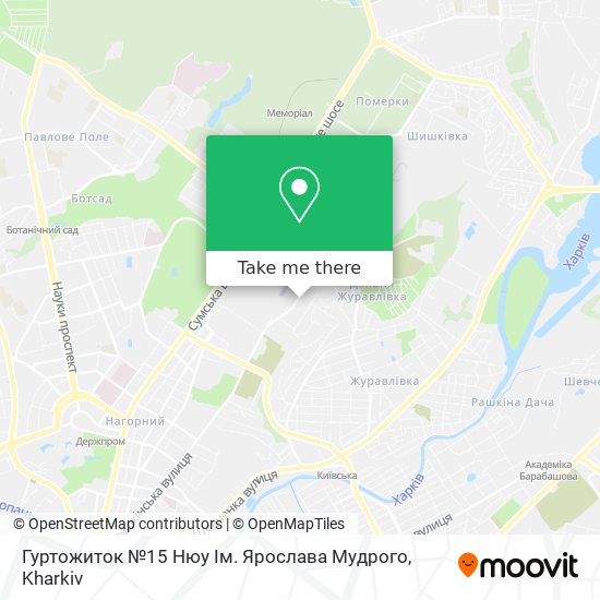 Гуртожиток №15 Нюу Ім. Ярослава Мудрого map