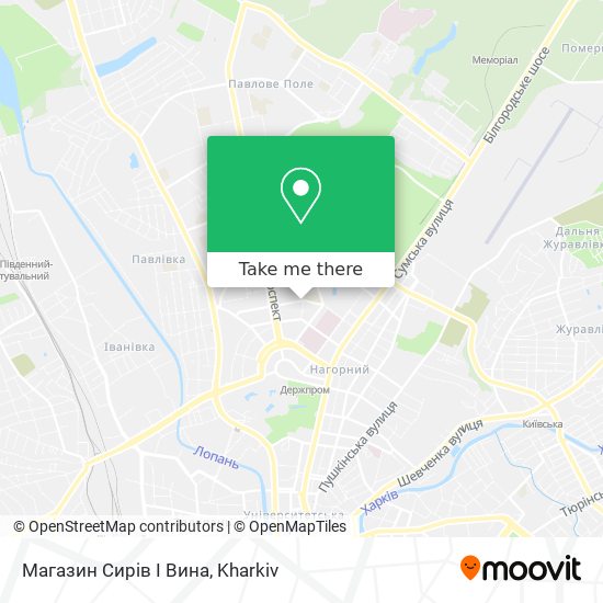 Магазин Сирів І Вина map