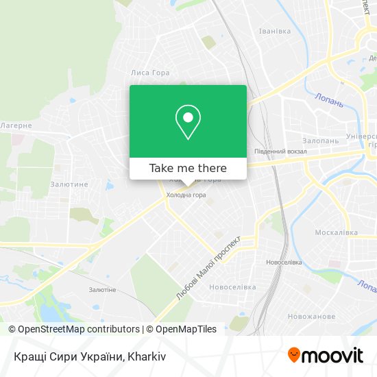Кращі Сири України map