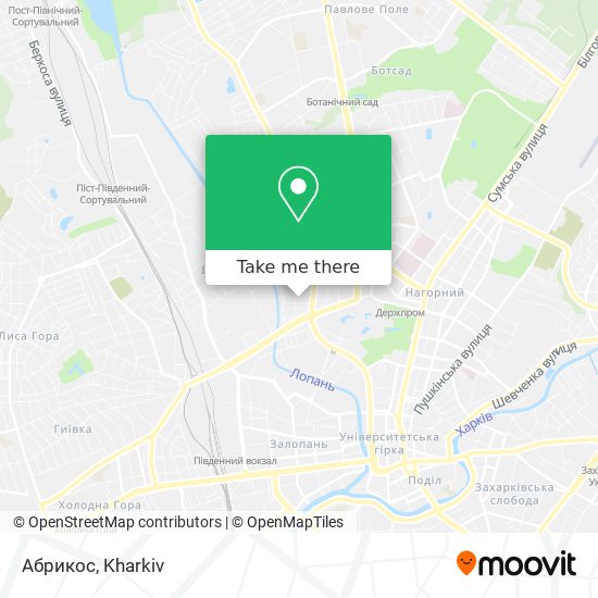 Карта Абрикос