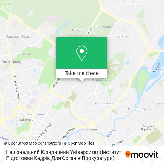 Національний Юридичний Університет (Інститут Підготовки Кадрів Для Органів Прокуратури) map