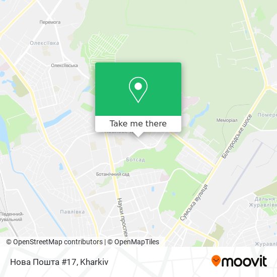 Нова Пошта #17 map