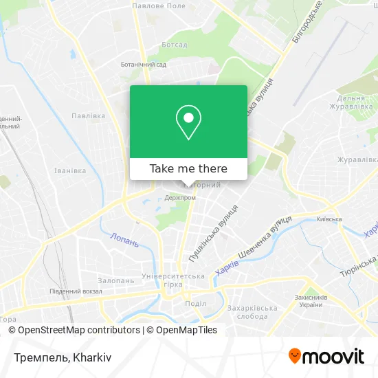 Карта Тремпель