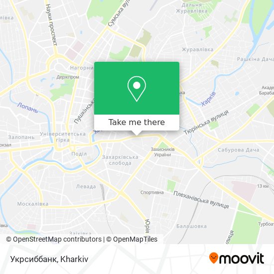Укрсиббанк map