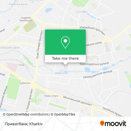 Карта Приватбанк