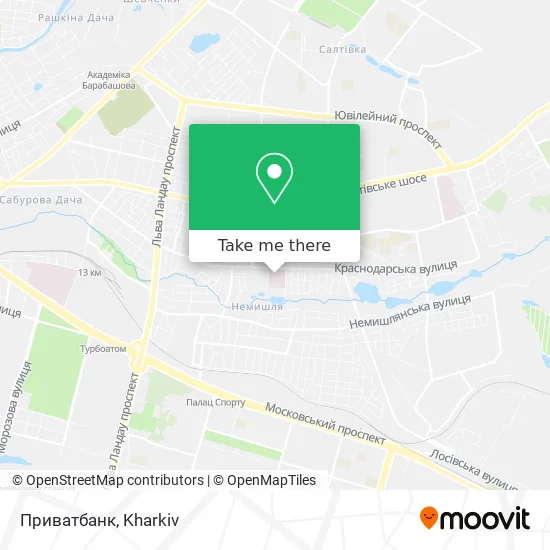 Карта Приватбанк