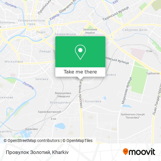 Карта Провулок Золотий