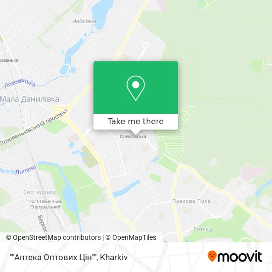 ""Аптека Оптових Цін"" map