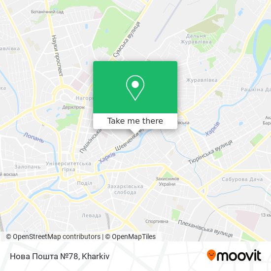 Нова Пошта №78 map
