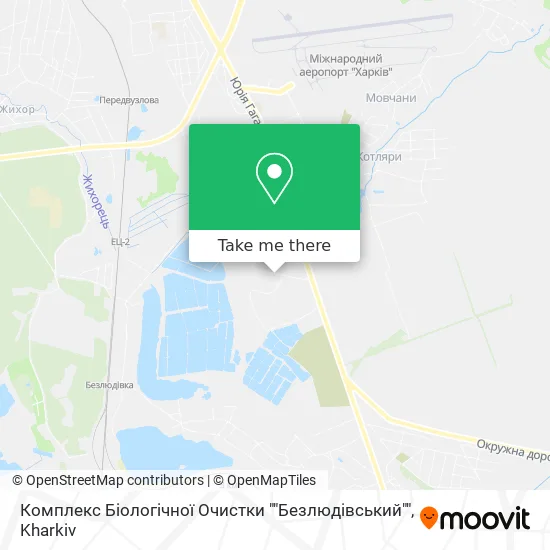 Комплекс Біологічної Очистки ""Безлюдівський"" map