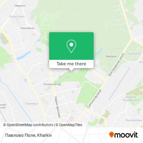 Павлово Поле map
