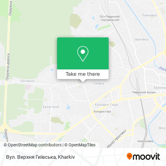 Вул. Верхня Гиївська map