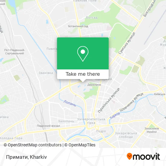 Карта Примати