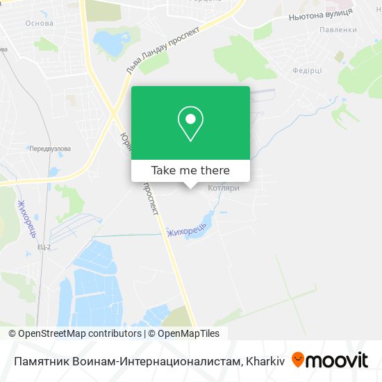 Памятник Воинам-Интернационалистам map