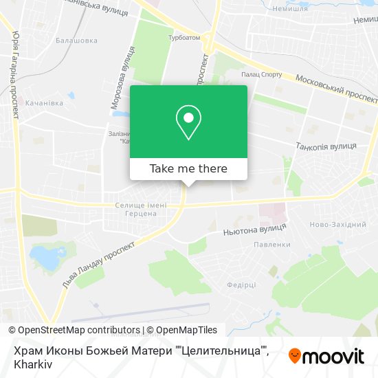 Храм Иконы Божьей Матери ""Целительница"" map