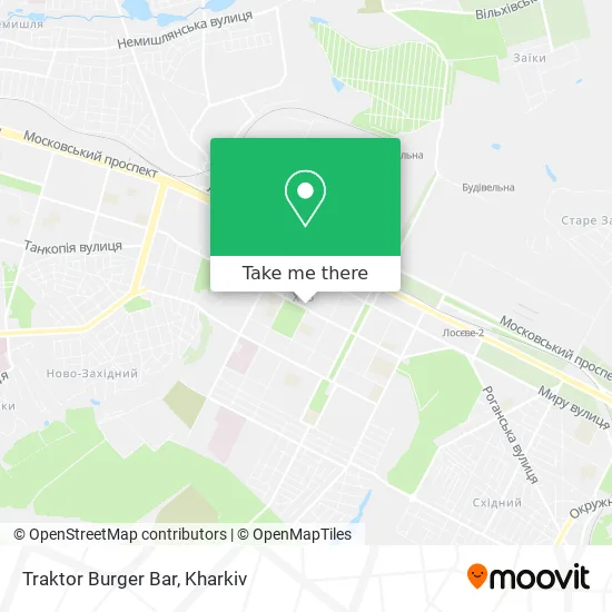 Карта Traktor Burger Bar