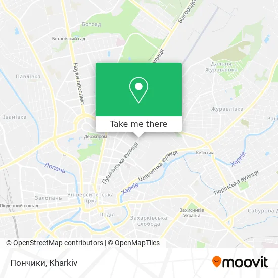 Карта Пончики