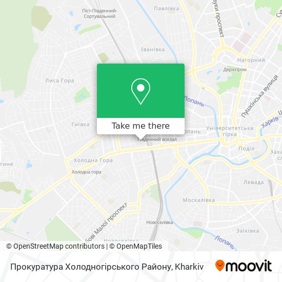 Прокуратура Холодногірського Району map
