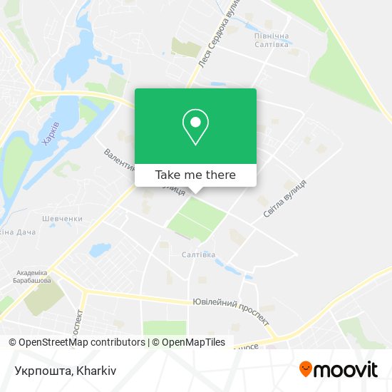 Укрпошта map
