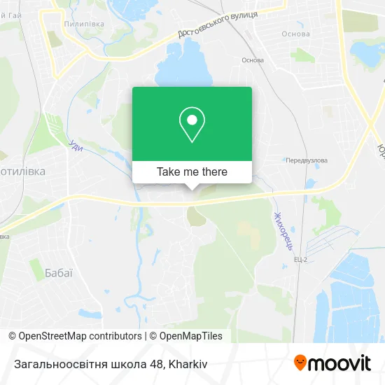 Карта Загальноосвітня школа 48