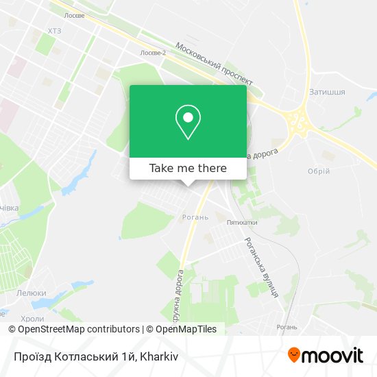 Проїзд Котласький 1й map