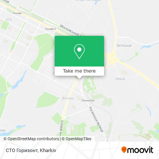 СТО Горизонт map