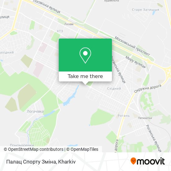 Палац Спорту Зміна map