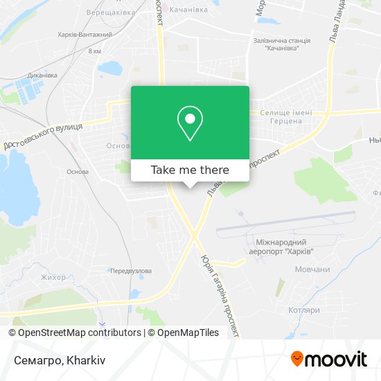 Семагро map