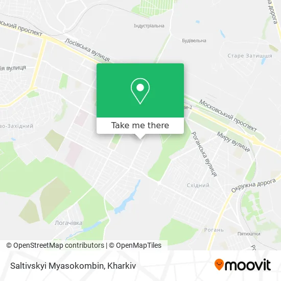 Карта Saltivskyi Myasokombin