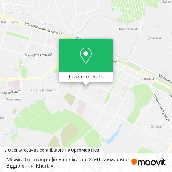 Міська багатопрофільна лікарня 25-Приймальне Відділення map