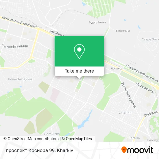 проспект Косиора 99 map