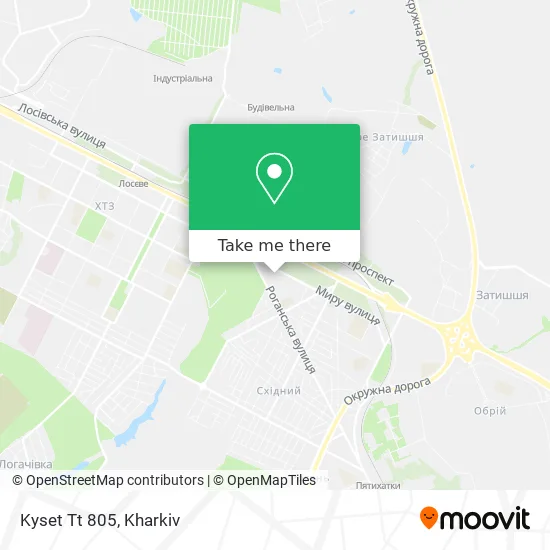 Карта Kyset Tt 805