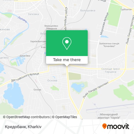 Кредобанк map