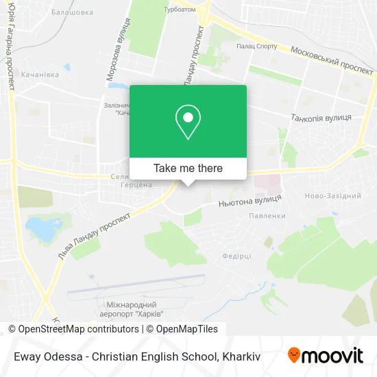 Eway Odessa - Christian English School map