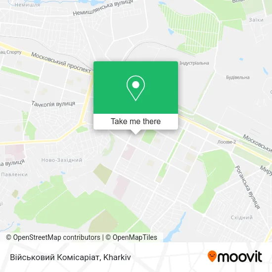 Карта Військовий Комісаріат