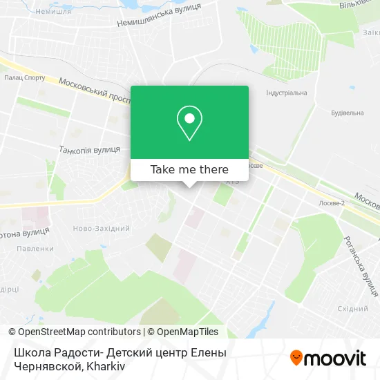 Карта Школа Радости- Детский центр Елены Чернявской